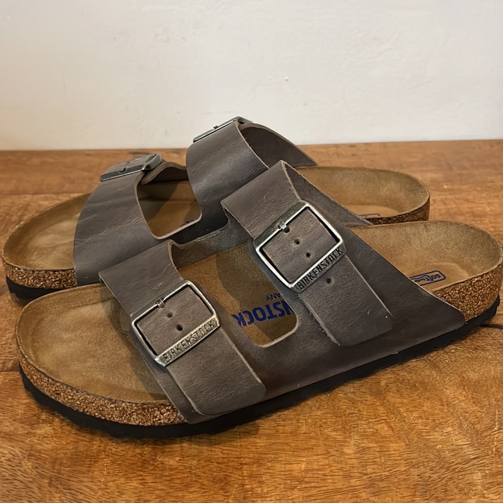 Birkenstock Arizona Oiled Leather soft footbed